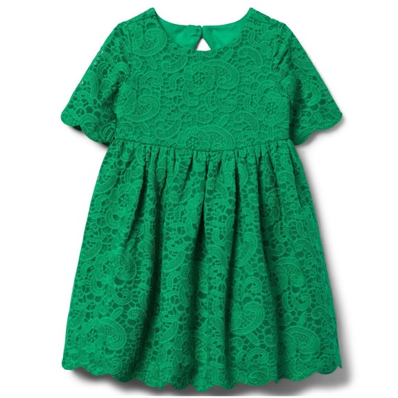 Janie and Jack Other - 🆕 Janie and Jack Emerald Lace dress, size 5 girls